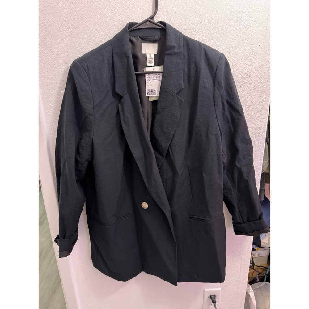 Button down blazer